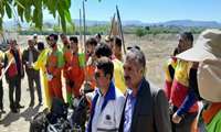  پاک‌سازی نمادین مسیر فرهنگی بجنورد به ابتکار مهندسین بهداشت محیط مرکز بهداشت بجنورد
