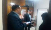 بازدید سرزده دکتر نعمتی به همراه جمعی از مسئولان از پایگاه سلامت شهربازی