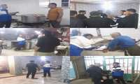 سلامت در محرم بازدید بهداشت محیط از امکان مذهبی باقرخان