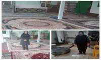سلامت در محرم بازدید بهداشت محیط از مساجد روستای حمید