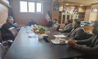 جلسه مشترک دکتر نعمتی رئیس مرکز بهداشت بجنورد با مدیرکل تعزیرات حکومتی استان خراسان شمالی