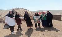 مراقبت از مادران باردار عشایر با تلاش برای سلامت در کوه‌های درصوفیان