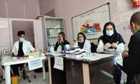 حضور همکاران واحد بیماریها در کمپ لنگر برای انجام تست های رپید HIV ، HBS_Ag ،HCV