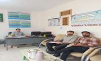 بازدید از مدرسه شهدای دهگاه و برگزاری جلسه کمیته ارتقای سلامت