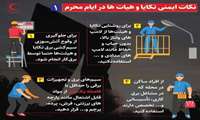 نکات ایمنی تکایا و هیات ها در ایام محرم