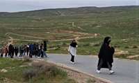 برگزاری برنامه پیاده روی از چناران شهر به سمت روستای طراقی ترک